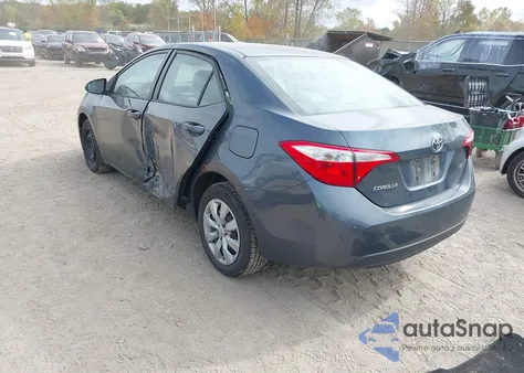 2015 Toyota Corolla Le из США, поврежденный, VIN 2T1BURHE5FC372966